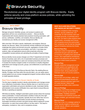 Bravura Identity [Data Sheet] 2024